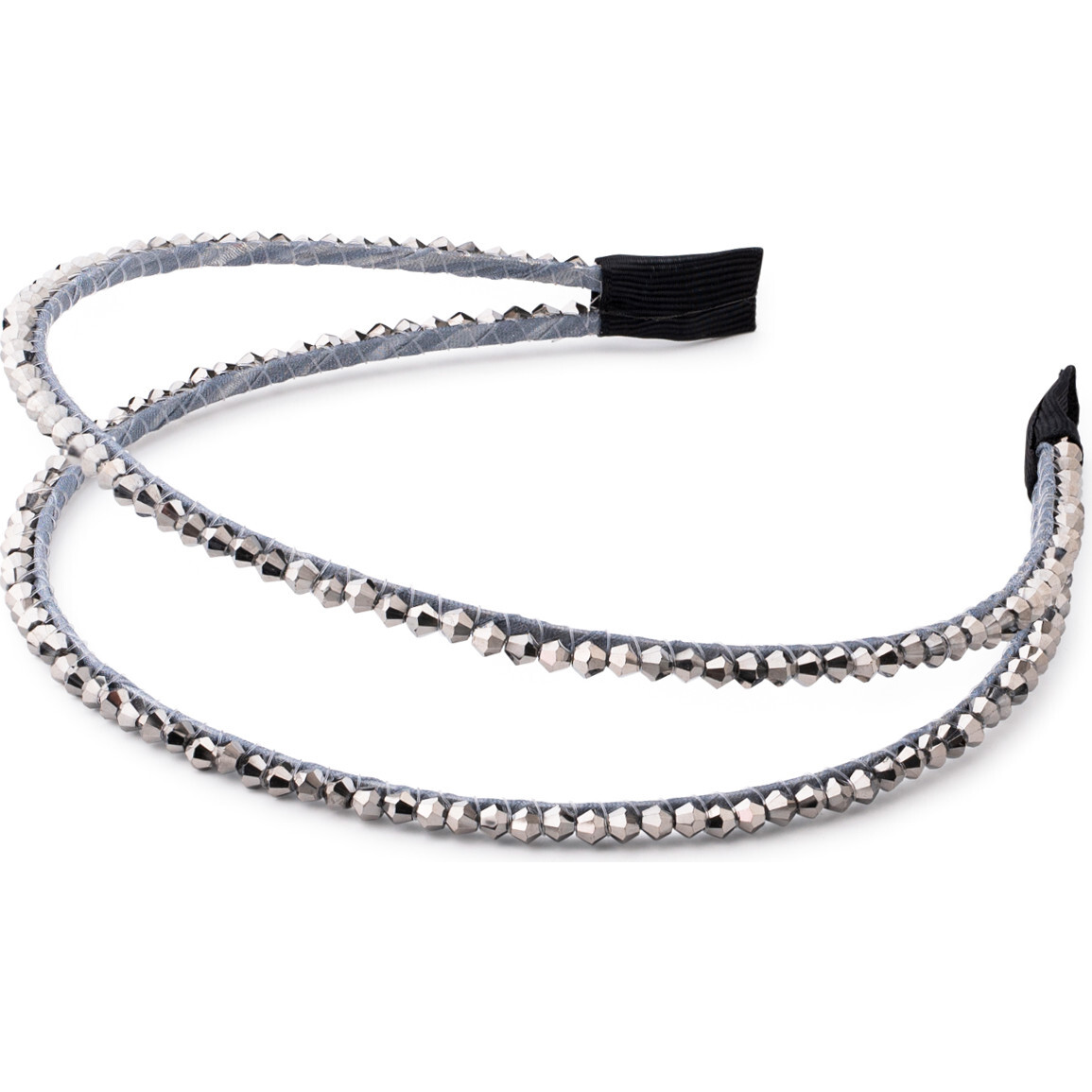 Twinkle Double Tiara, Silver - Hair Accessories - 1