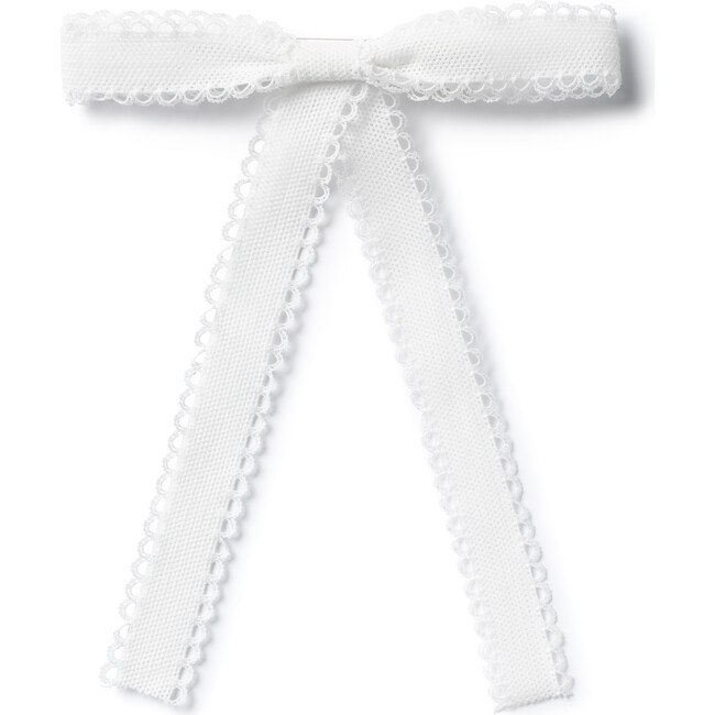Sweets Lace Long Tail Clip, White