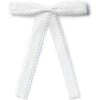 Sweets Lace Long Tail Clip, White - Hair Accessories - 1 - thumbnail