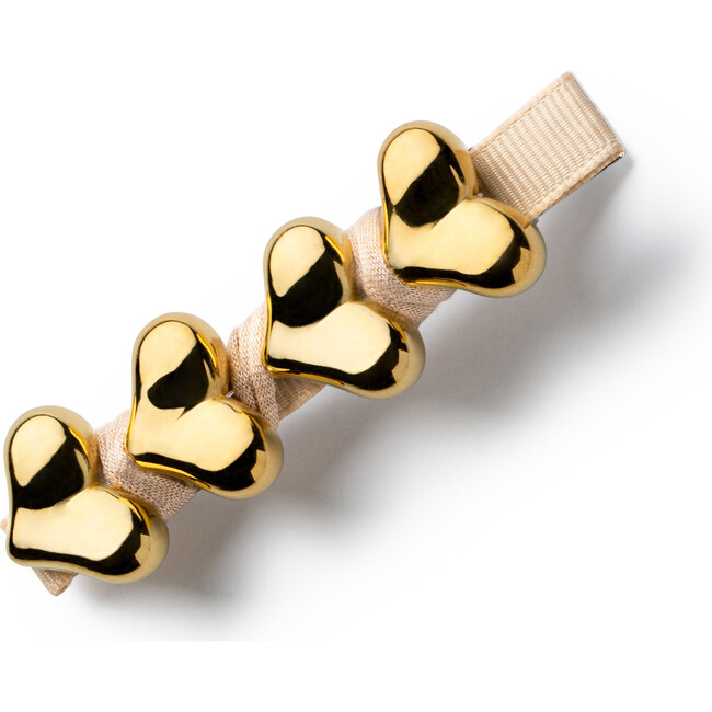 Amour Heart Clip, Gold
