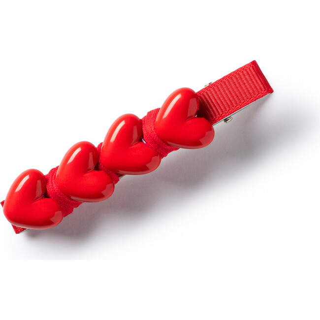Amour Heart Clip, Red