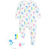 The Organic Zipper Footie, Surfs Up - Footie Pajamas - 1 - thumbnail