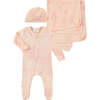 Whimzzz Stripe Rib Take Home Set, Marble Orange - Mixed Apparel Set - 1 - thumbnail