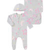 Whimzzz Slub Rib Moon And Star Take Home Set, Pink - Mixed Apparel Set - 1 - thumbnail