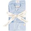 Take Home Moon And Star Slub Rib Cotton Set, Blue - Mixed Apparel Set - 3