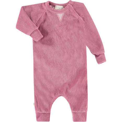 Galaxy Velour Coverall, Rose