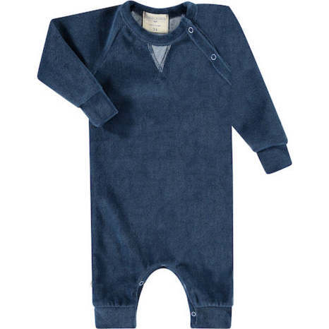 Galaxy Velour Coverall, Navy