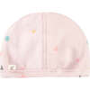 Galaxy Take Home Hacci Confetti Romper Blanket and Cap Set, Confetti Pink - Mixed Apparel Set - 3