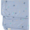 Galaxy Take Home Hacci Confetti Romper Blanket and Cap Set, Confetti Blue - Mixed Apparel Set - 4