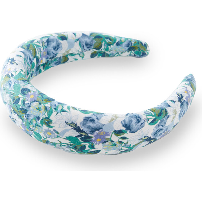 Darcy Floral Print Headband, White And Multicolors