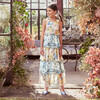 Fleur Floral 4-Tired Ruffle Cross-Over Open Back Dress, Multicolors - Dresses - 3