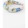 Fleur Floral Print Headband, White And Multicolors - Hair Accessories - 2 - thumbnail