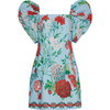 Women's Kelly Smocked Back Dress, Floral Dew - Dresses - 1 - thumbnail