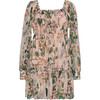 Women's Lydia Square Neck Mini Smock Dress, Whimsical Blush - Dresses - 1 - thumbnail