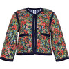 Women's Marissa Cropped Jacket, Poppy Fields X Stripe - Jackets - 1 - thumbnail