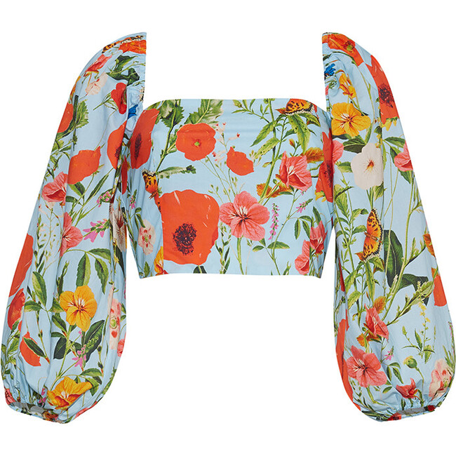 Women's Sagaponack Square Neck Top, Garden Dew