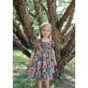 Ada Square Neck Embroidered Smocked Dress, Poppy Fields - Dresses - 2