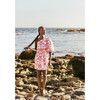 Women's Danielle 3/4 Bubble Sleeve Mini Dress, Dew Cherry Bellagio - Dresses - 2