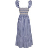 Women's Ruby Short Fluter Sleeve Dress, Stripe Navy Novelty - Dresses - 4