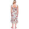 Women's Claire Square Neck Dress, Ivory Bouquet - Dresses - 4