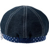 UV Protection Vintage Gatsby Hat, Indigo - Hats - 2 - thumbnail