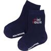 Logo Socks, Navy - Socks - 1 - thumbnail