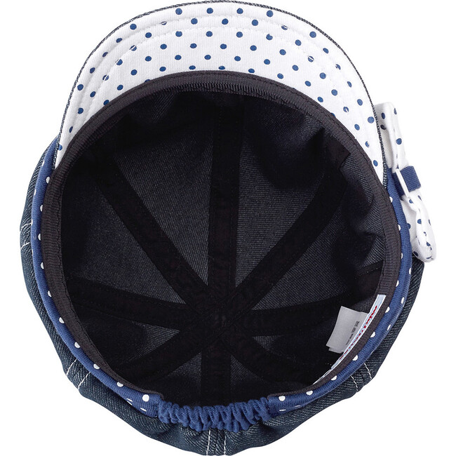 UV Protection Vintage Gatsby Hat, Indigo - Hats - 4