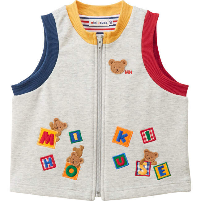 Brown Bear Vest, Alphabet Blocks