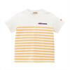 Striped Short Sleeve Tees, Yellow - Tees - 1 - thumbnail