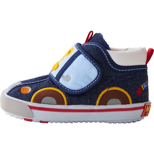 Driving Bear Second Shoes, Indigo - Sneakers - 4