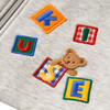 Brown Bear Vest, Alphabet Blocks - Vests - 3