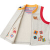 Brown Bear Vest, Alphabet Blocks - Vests - 5
