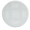 Tobias Rattan Round 24" Counter Stool, White and Sky Blue Dot - Accent Seating - 4