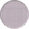Tobias Rattan Round 24" Counter Stool, White and Purple Dot - Accent Seating - 4