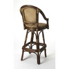 Renata Rattan 29.75" Bar Stool, Multi-Color - Accent Seating - 2