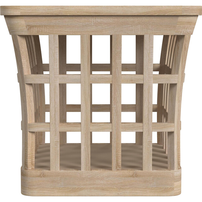 Monhegan Outdoor Teak and Marble End Table, Light Brown - Outdoor Home - 2