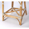 Solstice Rattan 25" Counter Stool, White and Tan Dot - Accent Seating - 5