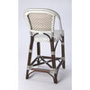 Solstice Rattan 25" Counter Stool, White and Brown Dot - Accent Seating - 4