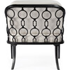 Southport Iron Outdoor Upholstered Lounge Chair, Black - Outdoor Home - 6