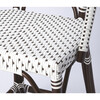 Solstice Rattan 25" Counter Stool, White and Brown Dot - Accent Seating - 5