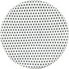 Tobias Rattan Round 24" Counter Stool, White and Navy Dot - Accent Seating - 5