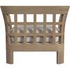 Monhegan Teak Outdoor Upholstered Lounge Chair, Light Brown - Outdoor Home - 5