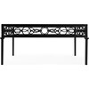 Southport Iron Outdoor Coffee Table, Black - Outdoor Home - 4