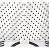 Solstice Rattan 25" Counter Stool, White and Brown Dot - Accent Seating - 7