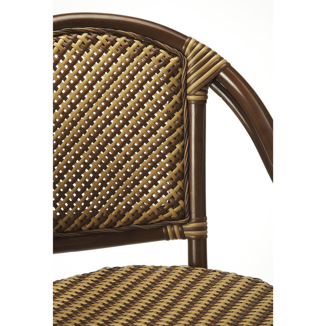 Renata Rattan 29.75" Bar Stool, Multi-Color - Accent Seating - 4