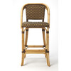 Lila Rattan 28" Bar Stool, Medium Brown - Accent Seating - 5