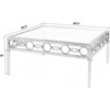 Southport Iron Outdoor Coffee Table, Black - Outdoor Home - 6