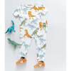 Bamboo Multi T-Rex Pajama Set, Multcolors - Pajamas - 4