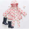 Bamboo Strawberries Pajama Set, White And Red - Pajamas - 6