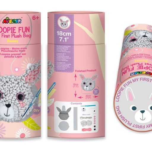 Loopie Fun Plush Bag / BUNNY - Craft Kits - 1